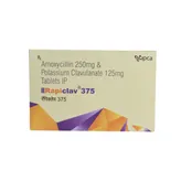 Rapiclav 375 mg Tablet 10's, Pack of 10 TabletS