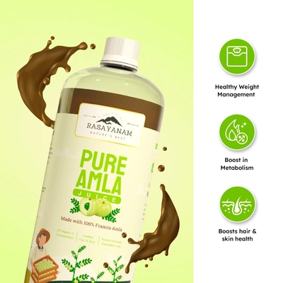 Rasayanam Pure Amla Juice, 750 ml, Pack of 1