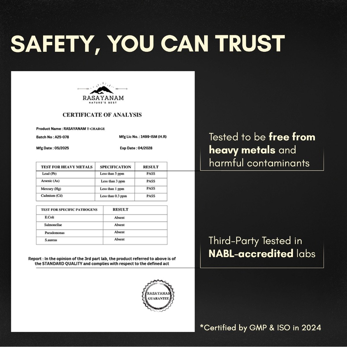 Rasayanam Shilajit Gold Resin, 20 gm, Pack of 1 Rasayanam Shilajit Gold Resin, 20 gm, Pack of 1