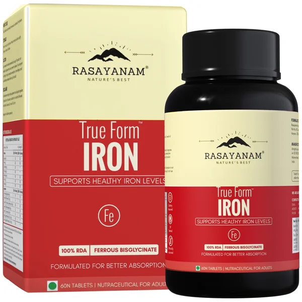 Rasayanam True Form Iron, 60 Tablets