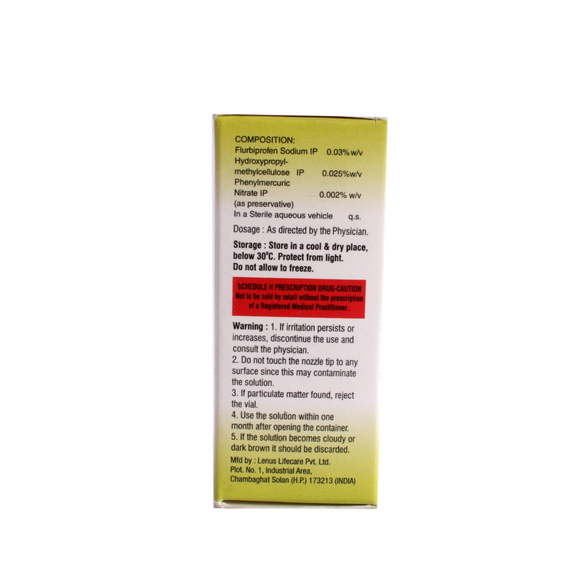 Rayflur Eye Drops 5Ml, Pack of 1 Rayflur Eye Drops 5Ml, Pack of 1