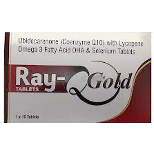 Ray Q Gold Tablet 10's, Pack of 10