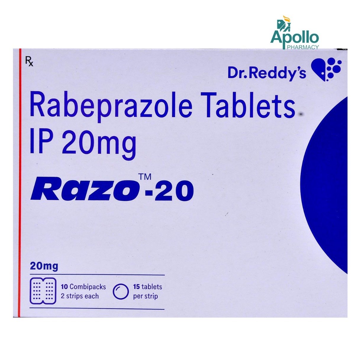 Razo-20 Tablet 15's Razo-20 Tablet 15's