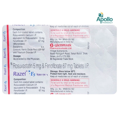 Razel-F 5 Tablet 10's, Pack of 10 TABLETS