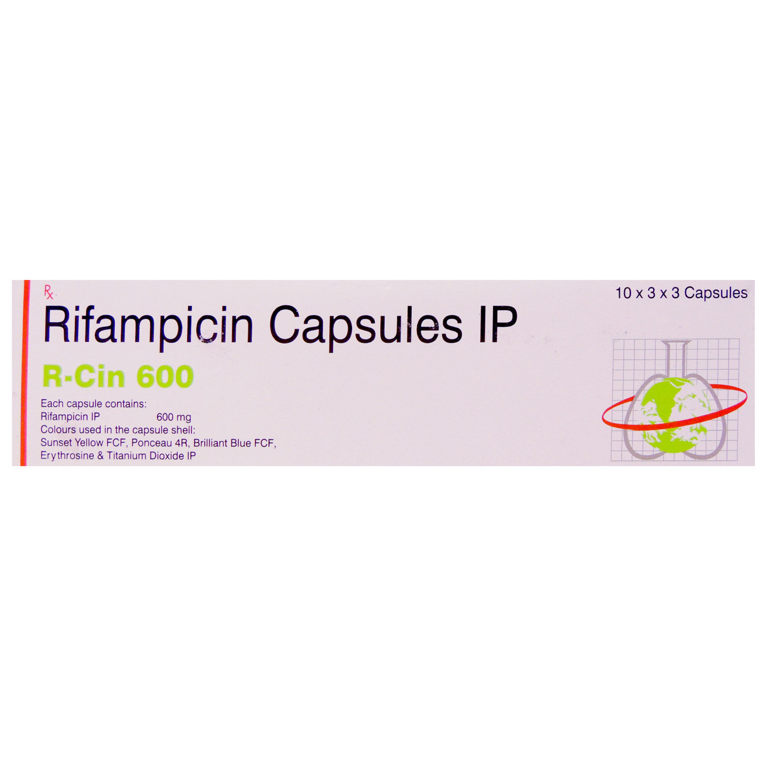 R Cin 600 Capsule 3's, Pack of 3 CAPSULES R Cin 600 Capsule 3's, Pack of 3 CAPSULES