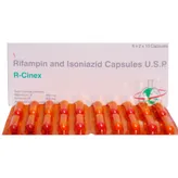RCINEX R CIN + INH 450MG CAPSULE, Pack of 10 CAPSULES