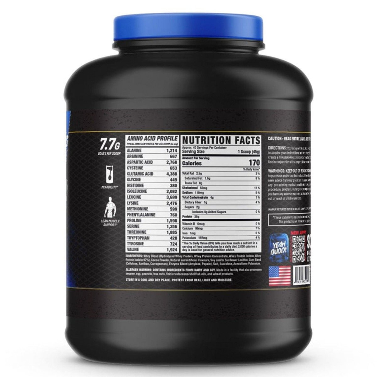 Ronnie Coleman (RC) King Whey XXL Milk Chocolate Flavour Powder, 1.8 kg, Pack of 1 Ronnie Coleman (RC) King Whey XXL Milk Chocolate Flavour Powder, 1.8 kg, Pack of 1