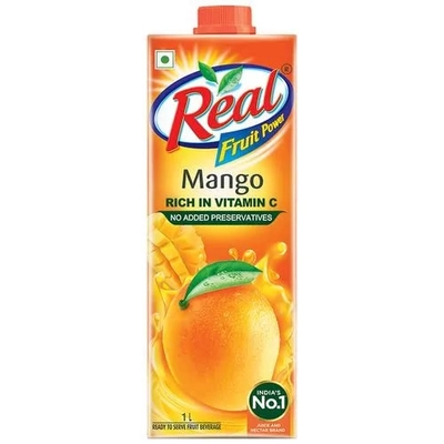 Real Fruit Power Mango Flavour Juice, 1 Litre, Pack of 1