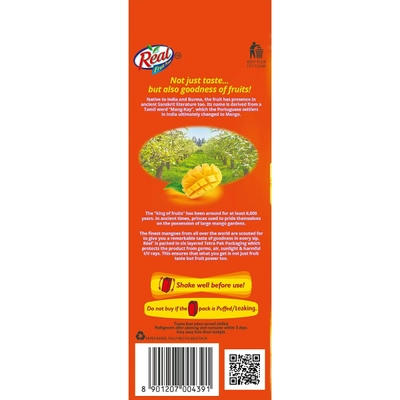 Real Fruit Power Mango Flavour Juice, 1 Litre, Pack of 1