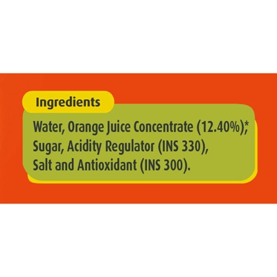 Real Fruit Power Orange, 200 ml, Pack of 1