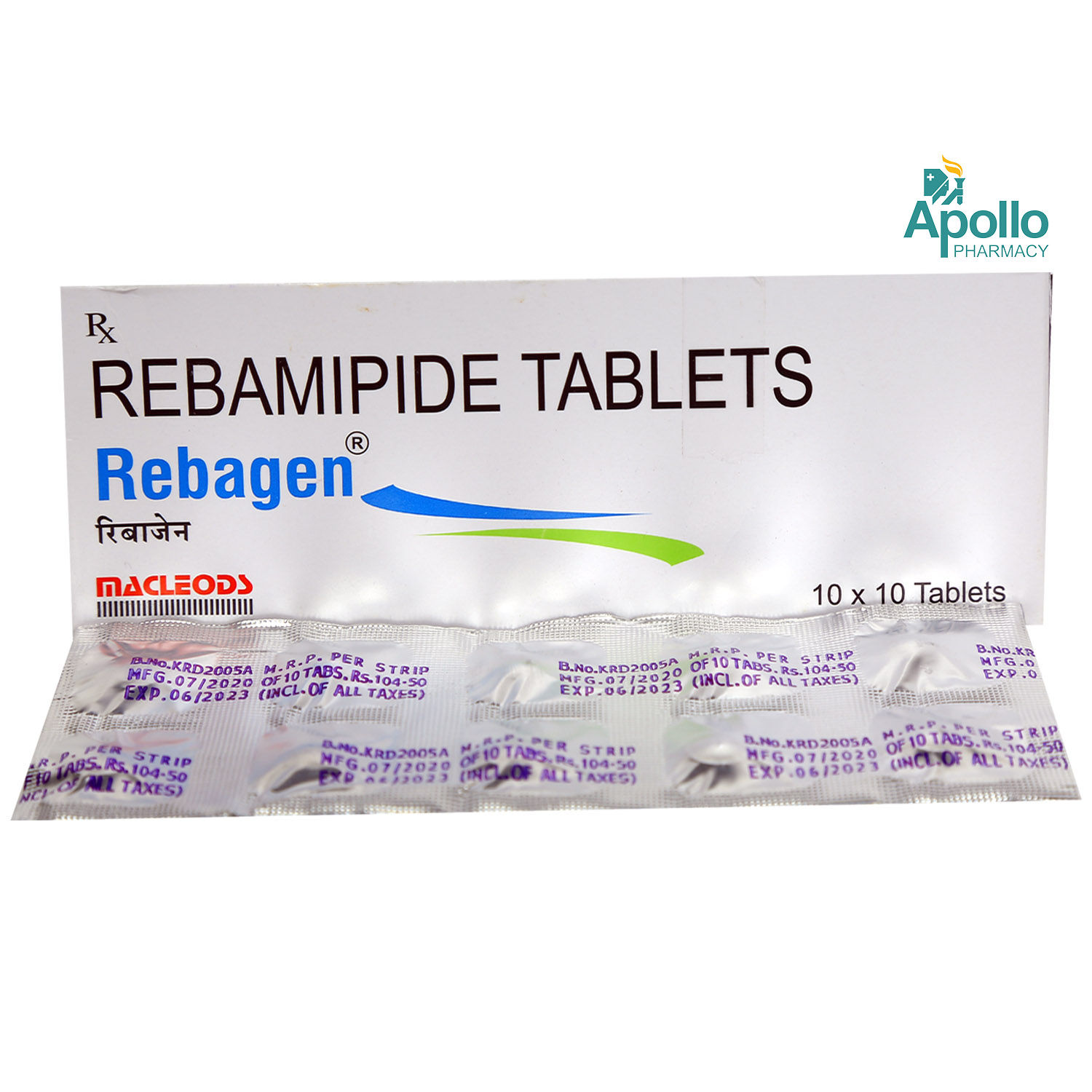 Rebagen Tablet 10's Price, Uses, Side Effects, Composition Apollo