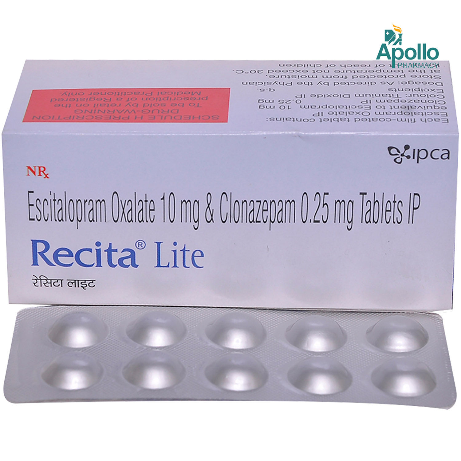 Recita Lite Tablet 10's, Pack of 10 TABLETS Recita Lite Tablet 10's, Pack of 10 TABLETS