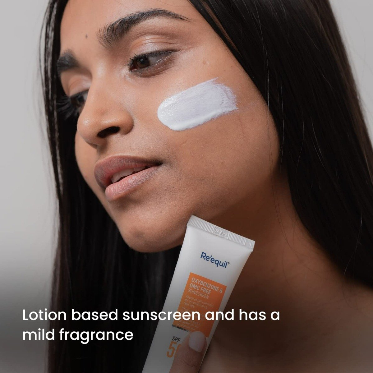 Re'equil Oxybenzone & OMC Free SPF 50 Pa++++ Sunscreen, 50 gm, Pack of 1 Re'equil Oxybenzone & OMC Free SPF 50 Pa++++ Sunscreen, 50 gm, Pack of 1