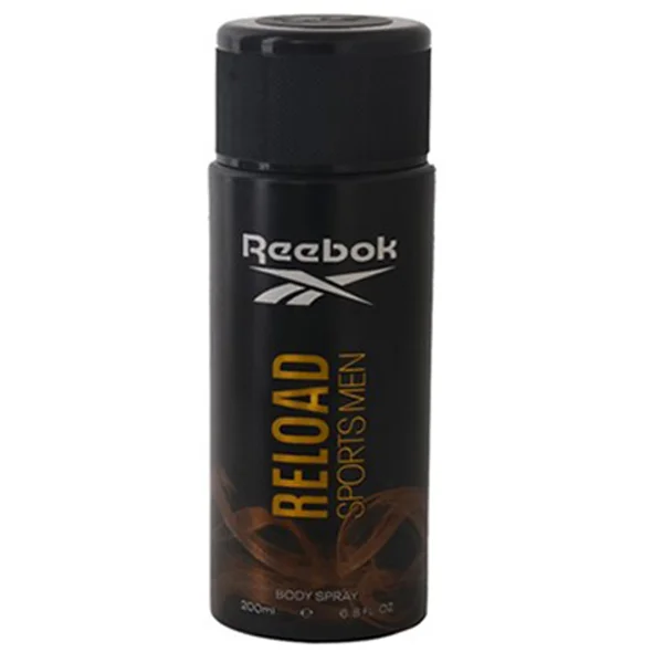 Reebok Reload Sports Men Body Spray, 200 ml