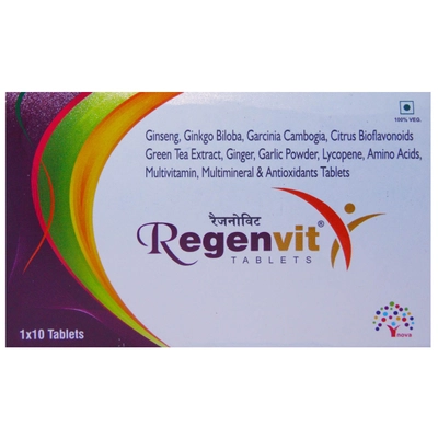 REGENVIT TABLET 10'S, Pack of 10 TabletS