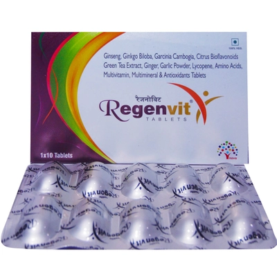 REGENVIT TABLET 10'S, Pack of 10 TabletS