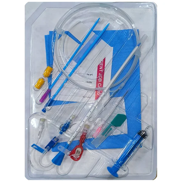 REIN CATH HEMO 3 LUMEN CURVE KIT 12FRX20CM 301.A132LP (SCEP)