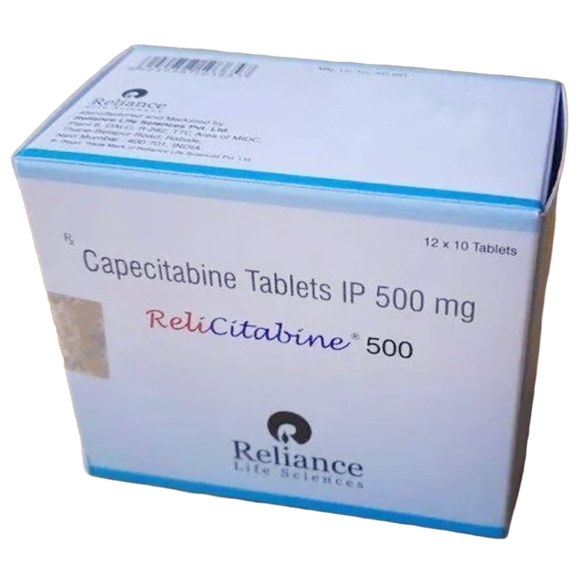 RELICITABINE 500MG TABLET 10'S, Pack of 10 TabletS RELICITABINE 500MG TABLET 10'S, Pack of 10 TabletS