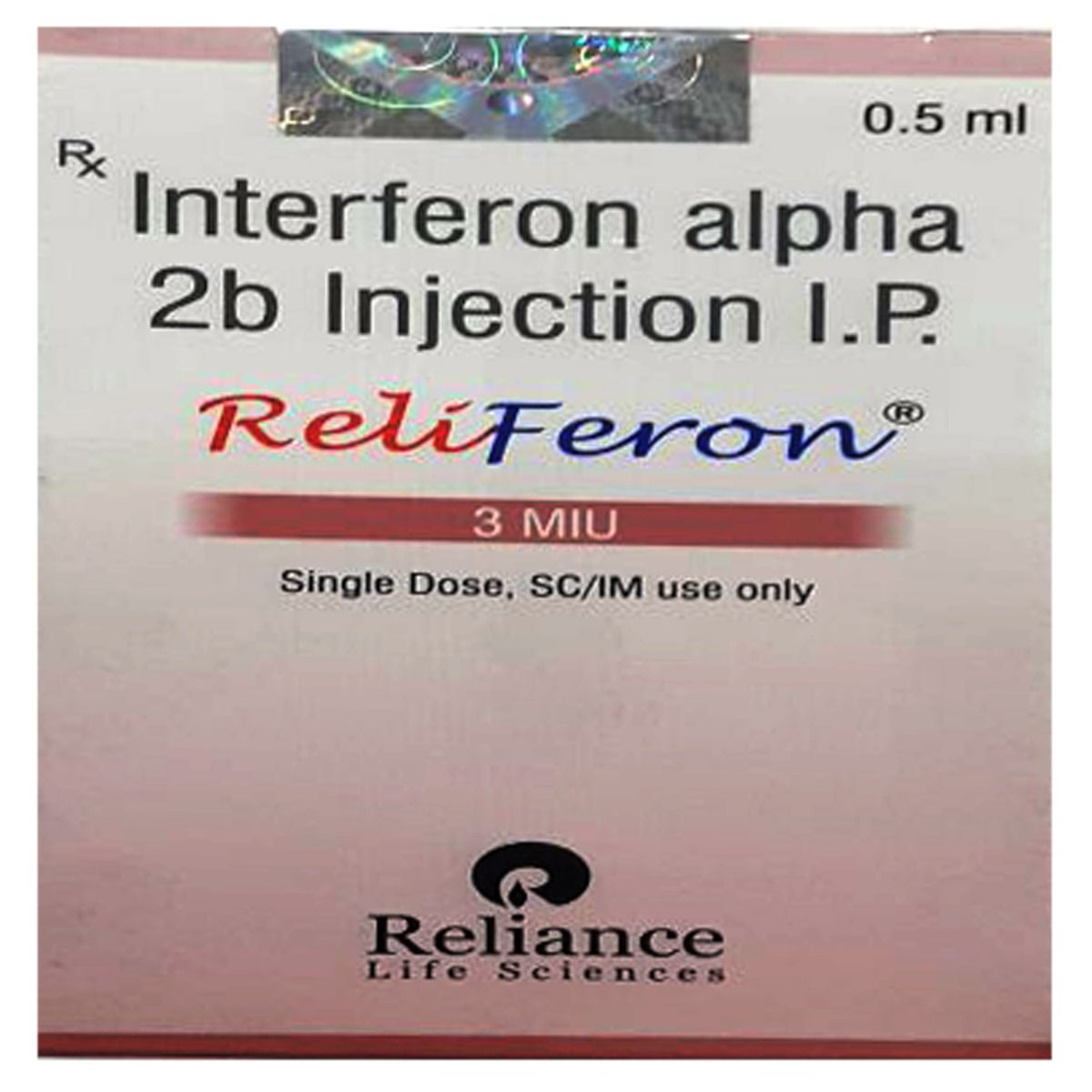 Buy Reliferon 3MIU Injection 0.5 ml Online
