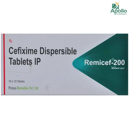 Remicef 200 mg Tablet 10's