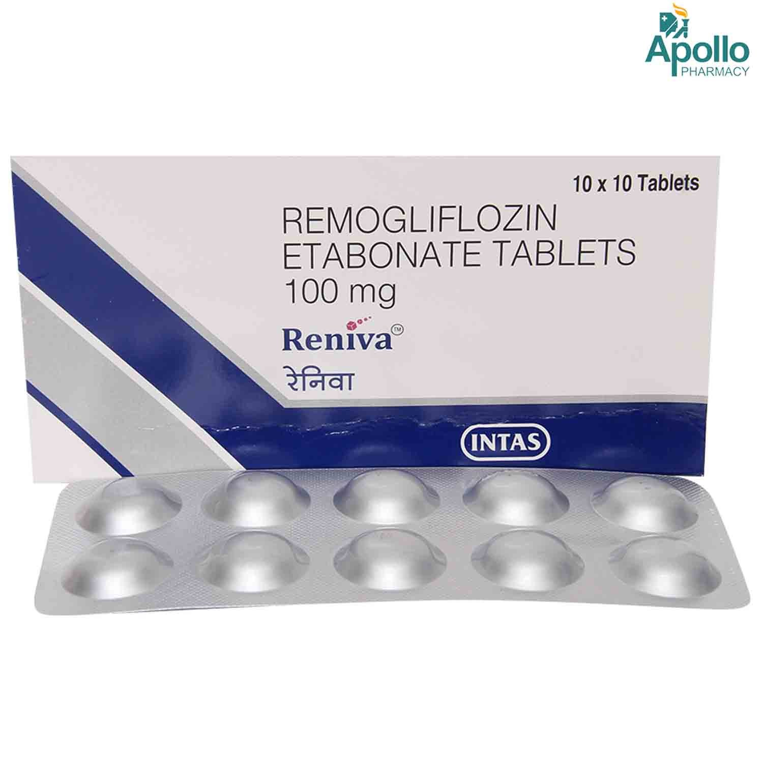 Reniva 100 Tablet 10's, Pack of 10 TABLETS Reniva 100 Tablet 10's, Pack of 10 TABLETS