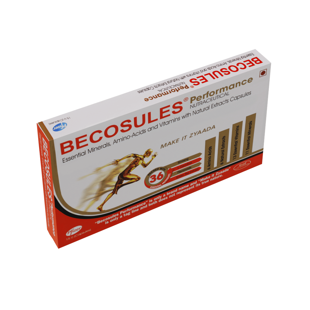 Buy Becosules Performance Capsule | 19 Minutes Delivery | Apollo Pharmacy
