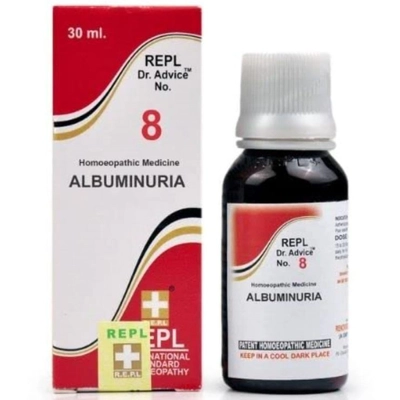 REPL Dr. Advice No.8 Albuminuria Drops, 30 ml, Pack of 1