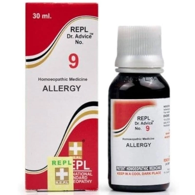 REPL Dr. Advice No.9 Allergy Drops, 30 ml, Pack of 1