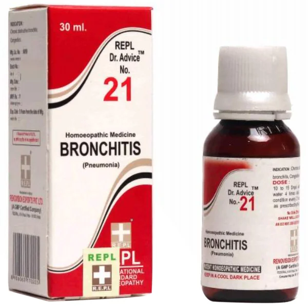 REPL Dr. Advice No.21 Bronchitis Drops, 30 ml