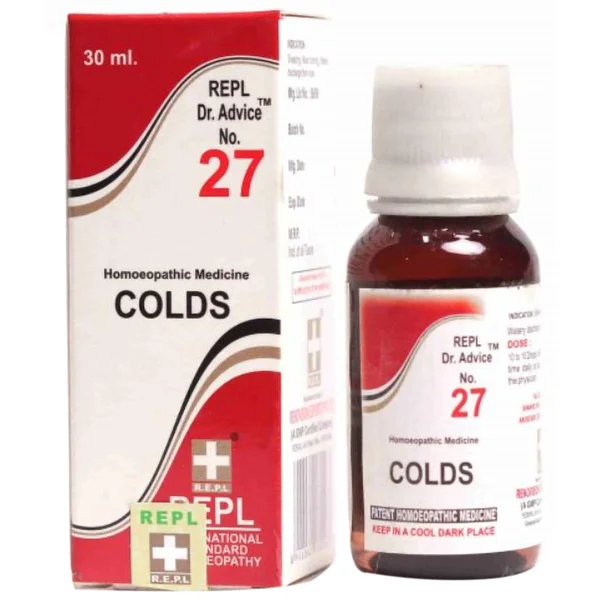 REPL Dr. Advice No.27 Colds Drops, 30 ml