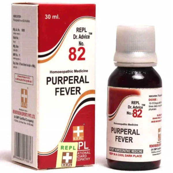 REPL Dr. Advice No.82 Purperal Fever Drops, 30 ml