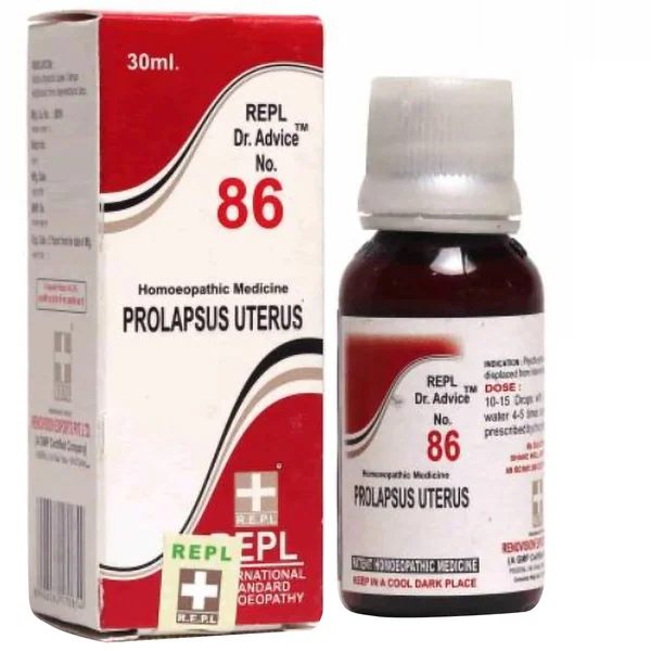 REPL Dr. Advice No.86 Prolapsus Uterus Drops, 30 ml
