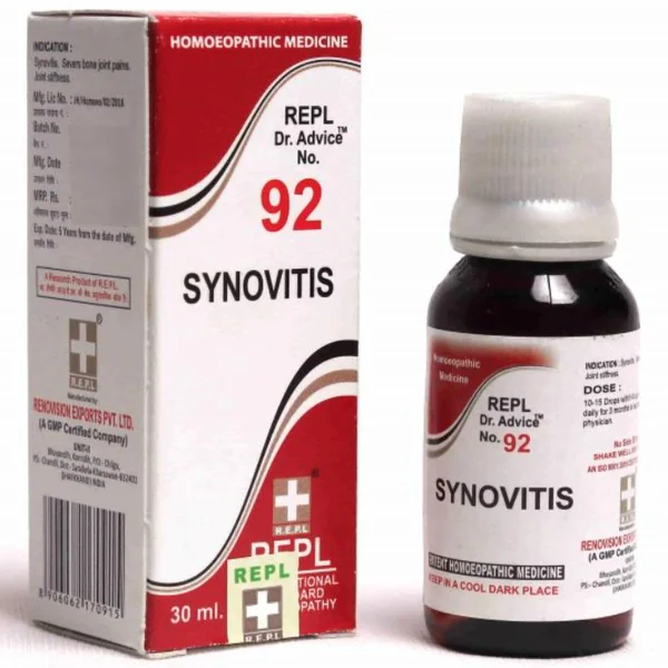 REPL Dr. Advice No.92 Synovitis Drops, 30 ml