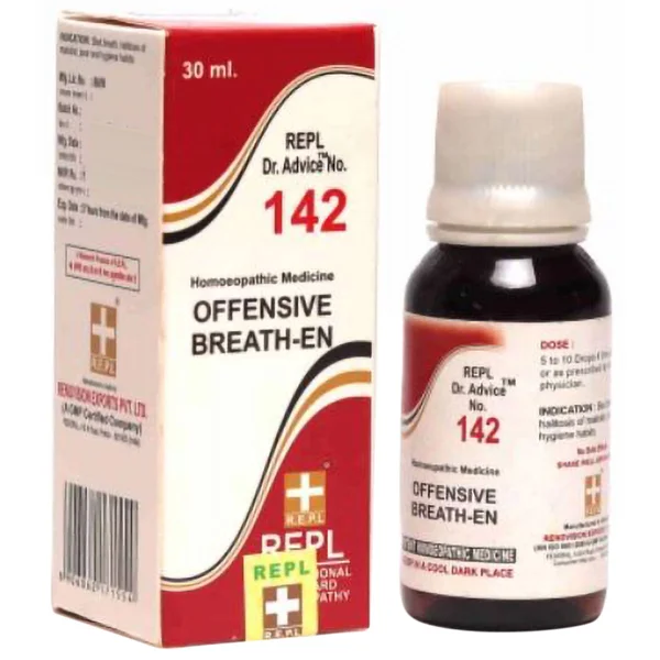 REPL Dr. Advice No.142 Offensive Breath-En Drops, 30 ml