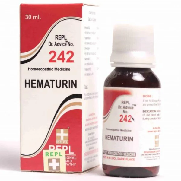REPL Dr. Advice No.242 Hematurin Drops, 30 ml