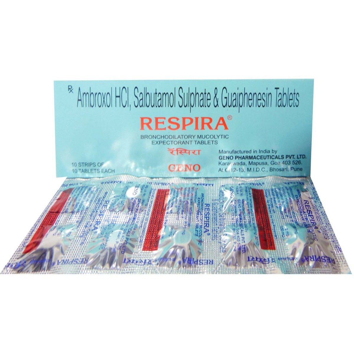 Respira Tablet 10's, Pack of 10 TabletS Respira Tablet 10's, Pack of 10 TabletS