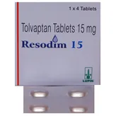 Resodim 15 Tablet 4's, Pack of 4 TABLETS