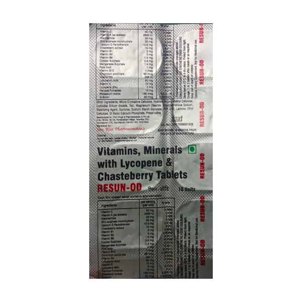 Resun-OD Tablet 10's, Pack of 10