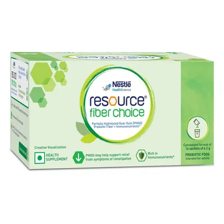 Nestle Resource Fiber Choice Powder, 86.8 gm (14 Sachets x 6.2 gm)