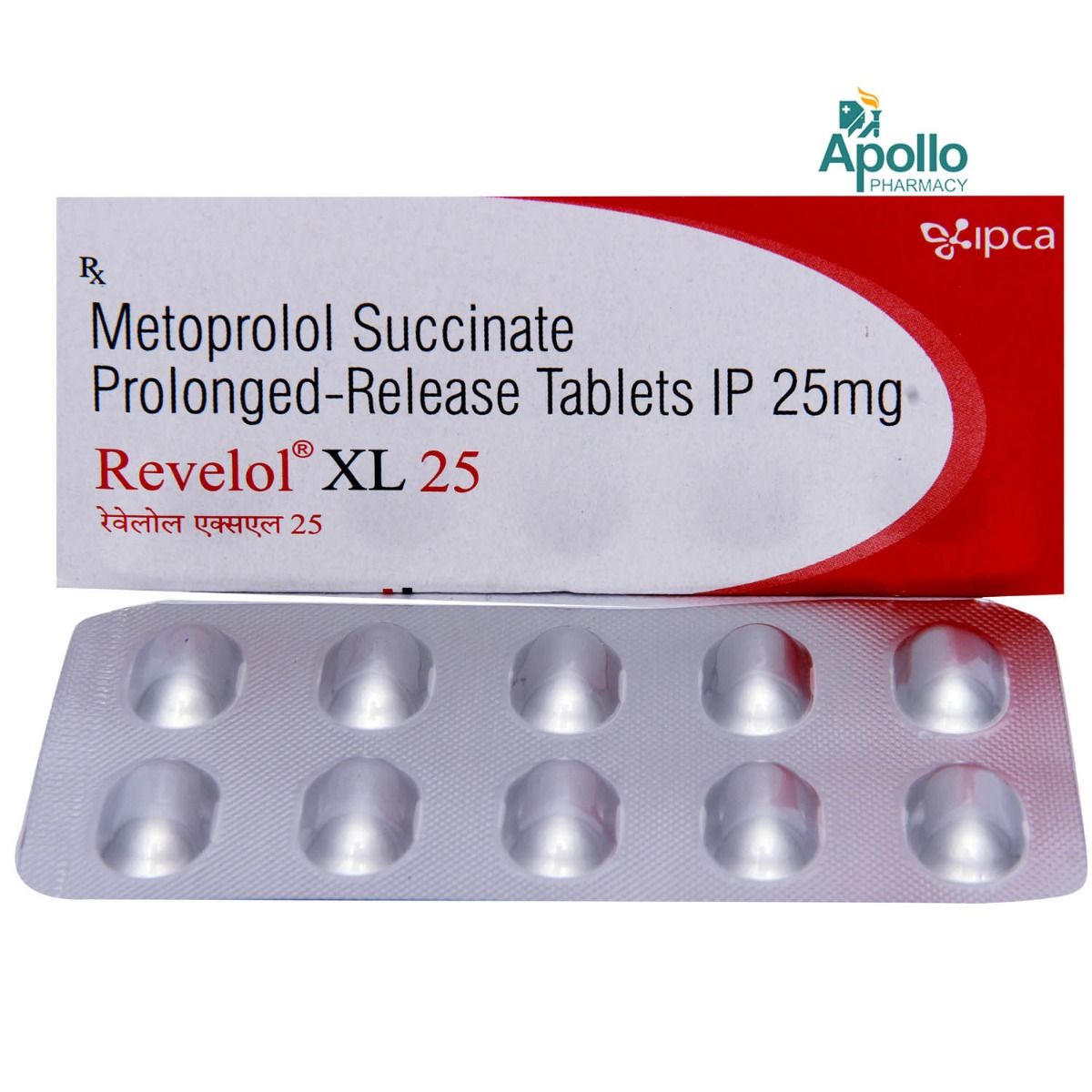 Revelol XL 25 Tablet 10's Price, Uses, Side Effects, Composition