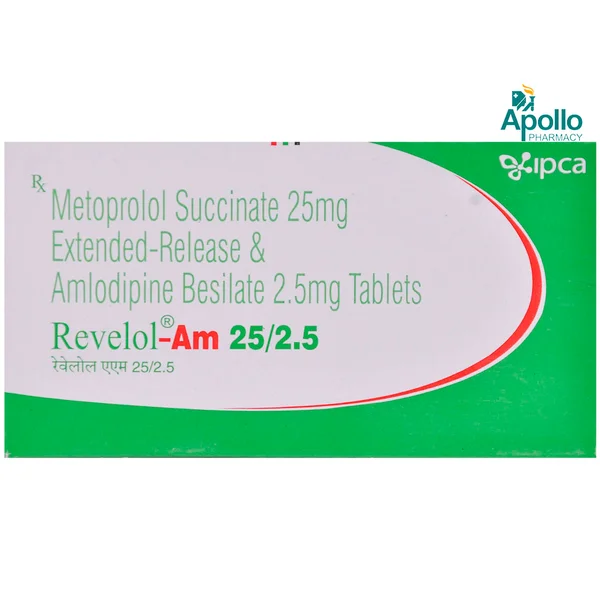 Revelol-AM 25/2.5 Tablet 10's, Pack of 10 TABLETS