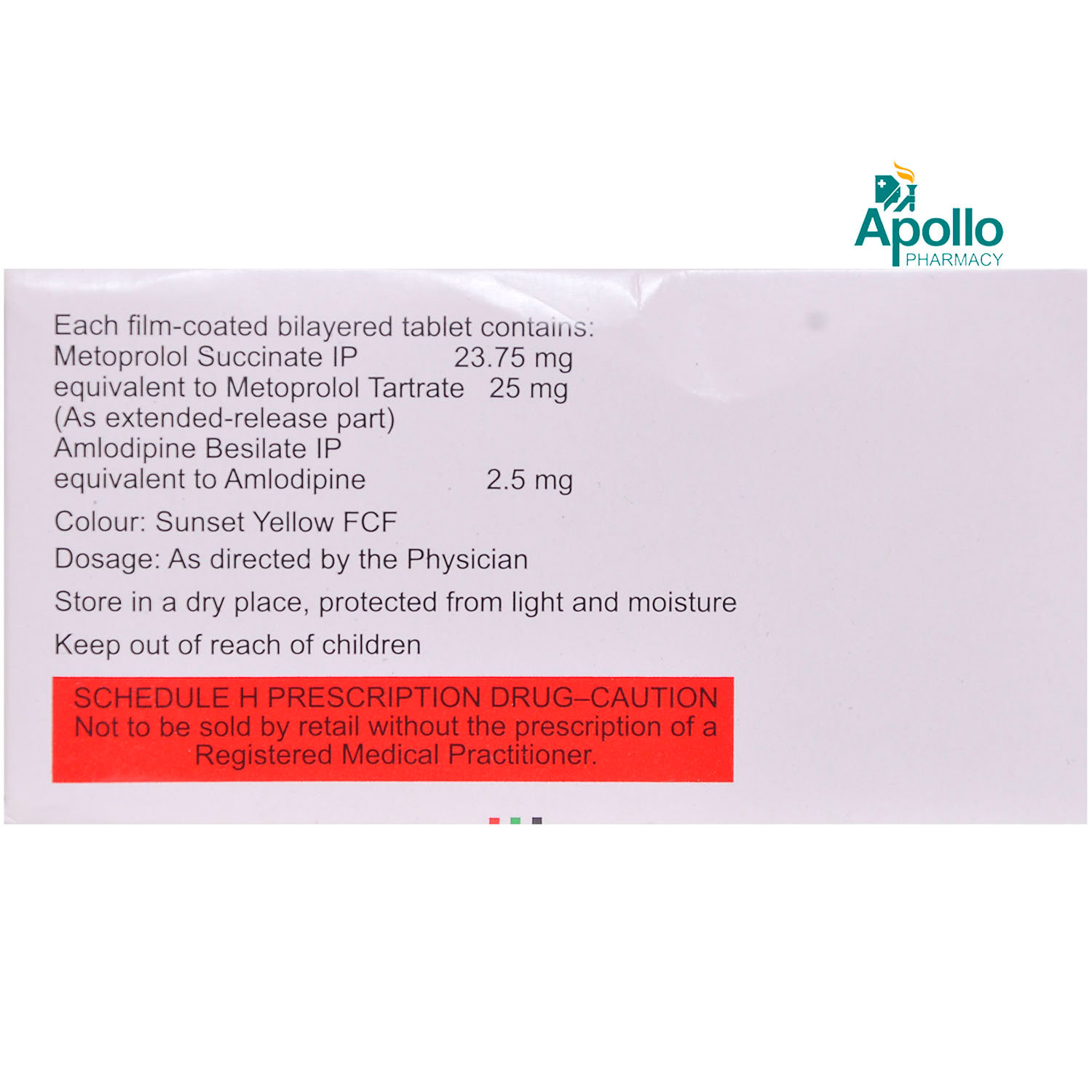 Revelol-AM 25/2.5 Tablet 10's, Pack of 10 TABLETS Revelol-AM 25/2.5 Tablet 10's, Pack of 10 TABLETS