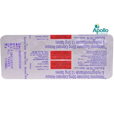 Revelol H 50 Tablet 10's, Pack of 10 TABLETS