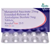 Revelol AM 25/5 Tablet 10's, Pack of 10 TABLETS