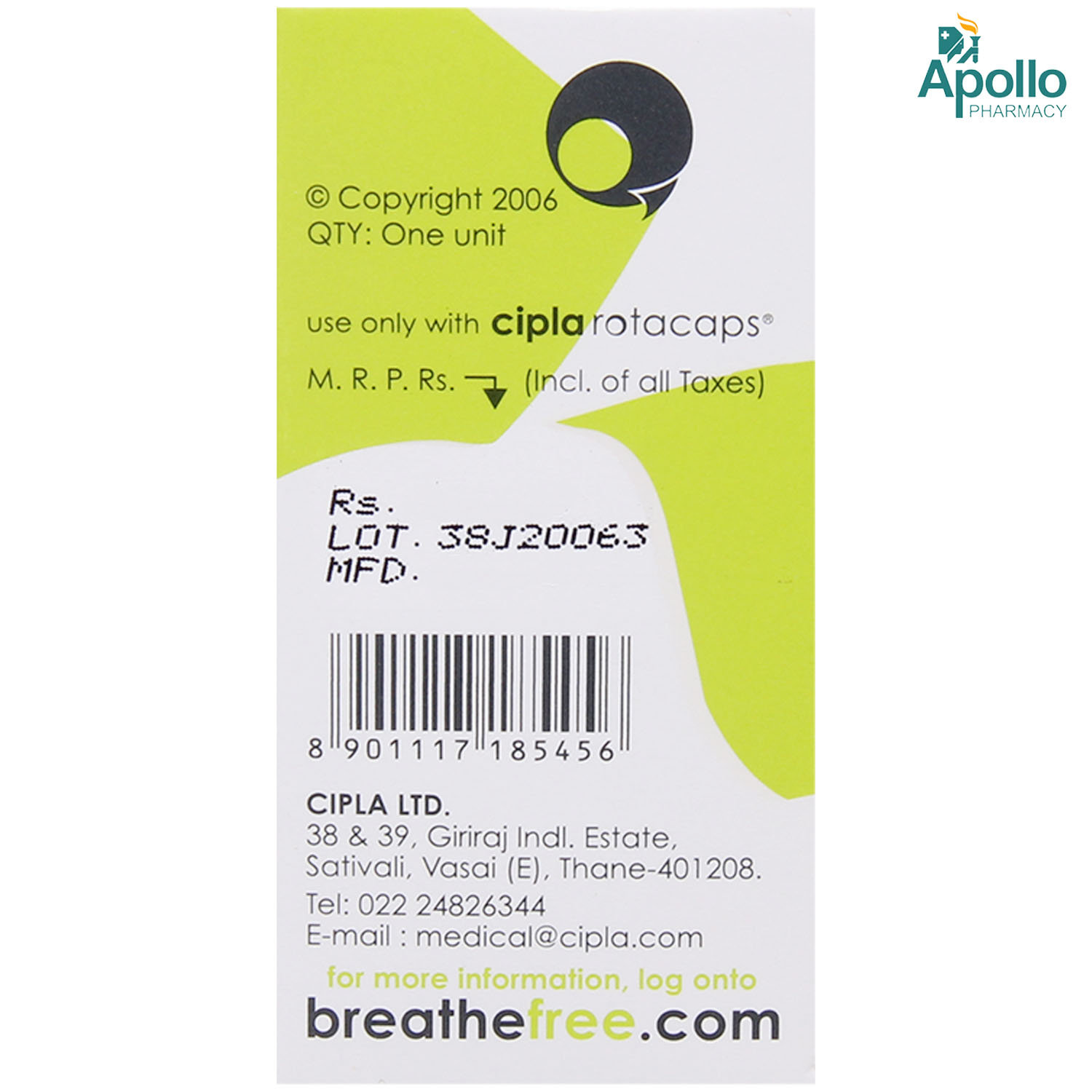 Revolizer Rotahaler Device | Uses, Side Effects, Price | Apollo Pharmacy