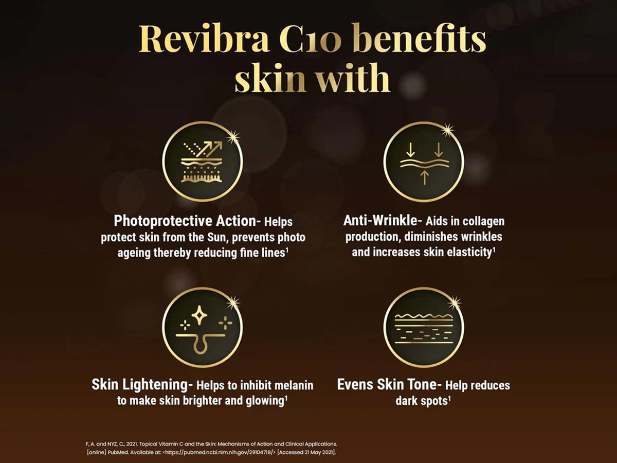 Revibra C10 Pure Vitamin C Cream 0.5 ml, Pack of 1 Revibra C10 Pure Vitamin C Cream 0.5 ml, Pack of 1