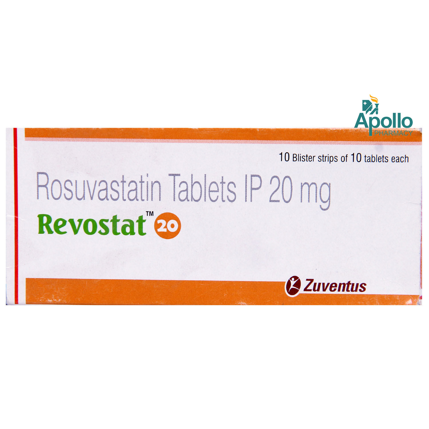 Revostat 20 Tablet 10's, Pack of 10 TABLETS Revostat 20 Tablet 10's, Pack of 10 TABLETS