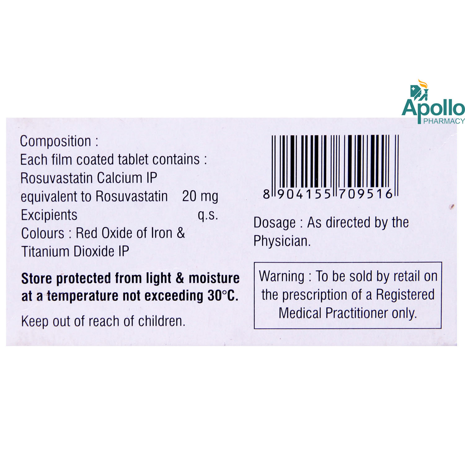 Revostat 20 Tablet 10's, Pack of 10 TABLETS Revostat 20 Tablet 10's, Pack of 10 TABLETS