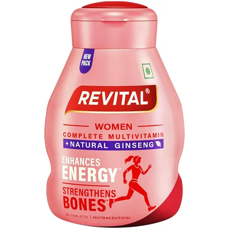 Revital Woman Complete Multivitamin with Natural Ginseng, 30 Tablets
