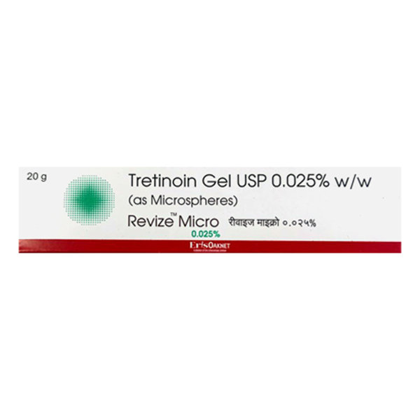 Revize Micro 0.025% Gel 20 gm, Pack of 1 Gel Revize Micro 0.025% Gel 20 gm, Pack of 1 Gel
